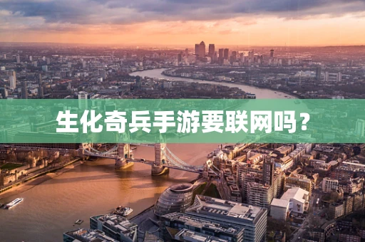 生化奇兵手游要联网吗？