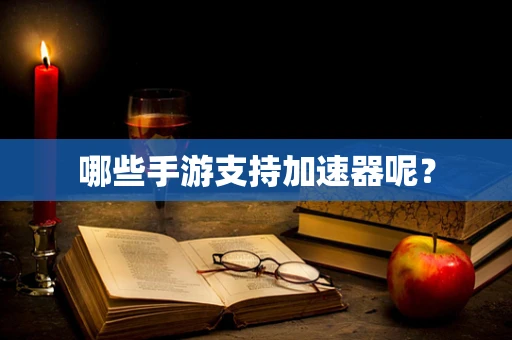 哪些手游支持加速器呢？
