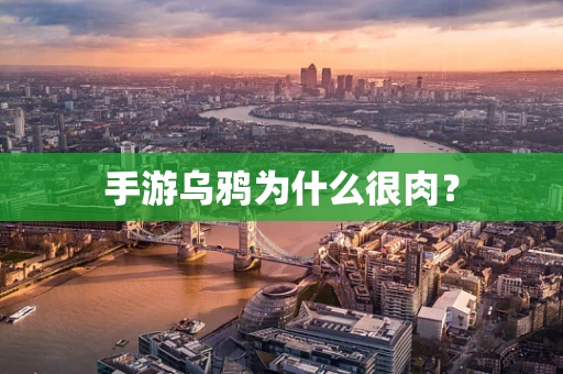 手游乌鸦为什么很肉？