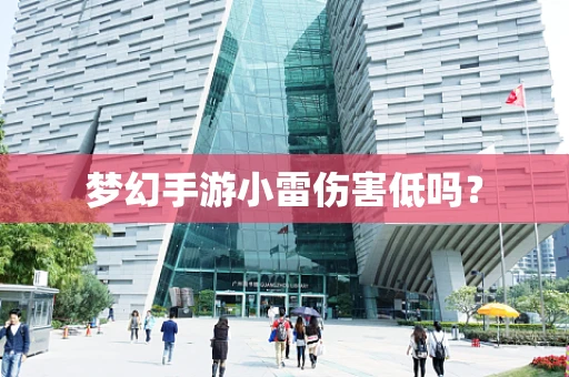 梦幻手游小雷伤害低吗？