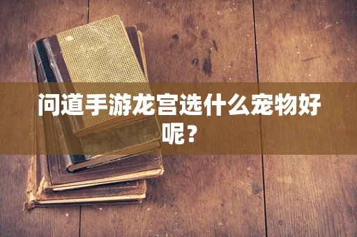 问道手游龙宫选什么宠物好呢？