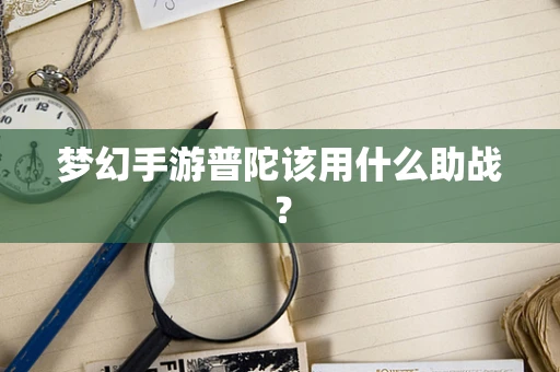 梦幻手游普陀该用什么助战？