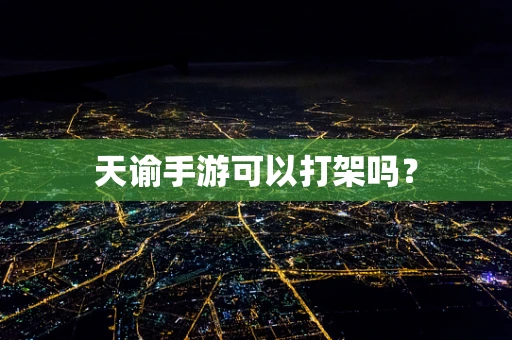 天谕手游可以打架吗？
