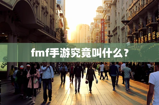 fmf手游究竟叫什么？