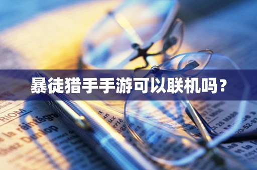暴徒猎手手游可以联机吗？