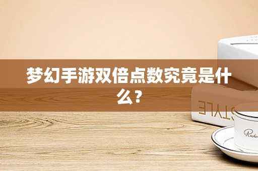 梦幻手游双倍点数究竟是什么？