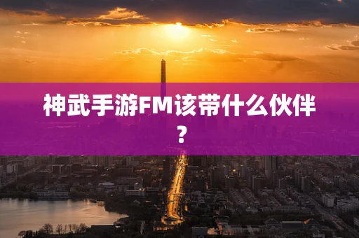 神武手游FM该带什么伙伴？