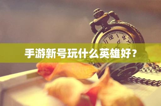 手游新号玩什么英雄好？