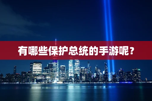 有哪些保护总统的手游呢？