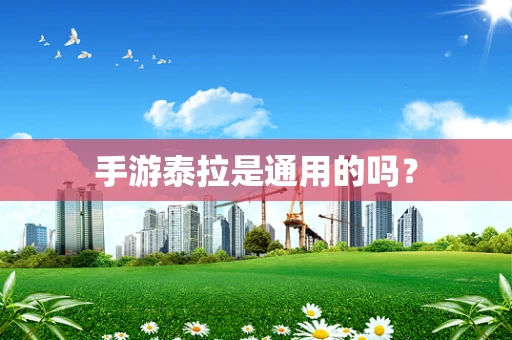 手游泰拉是通用的吗？