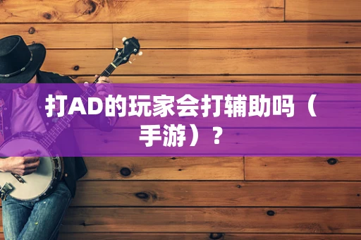 打AD的玩家会打辅助吗（手游）？