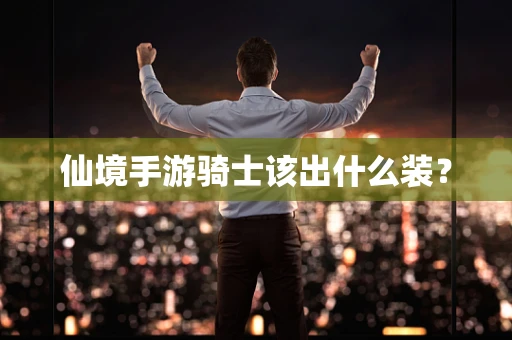 仙境手游骑士该出什么装？