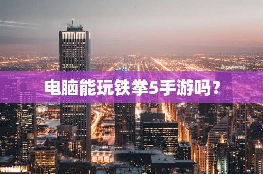 电脑能玩铁拳5手游吗？