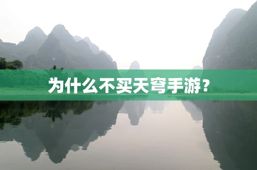 为什么不买天穹手游？
