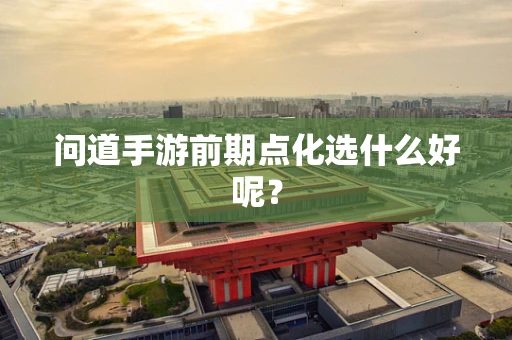 问道手游前期点化选什么好呢？