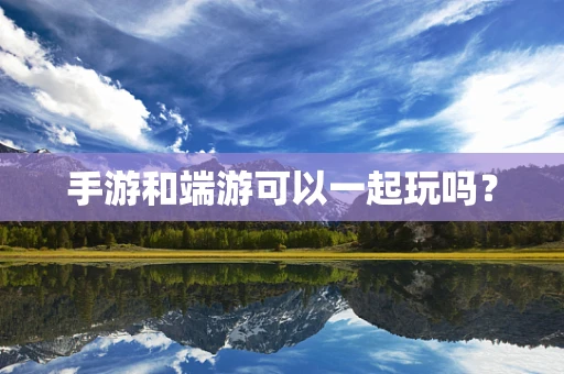 手游和端游可以一起玩吗？