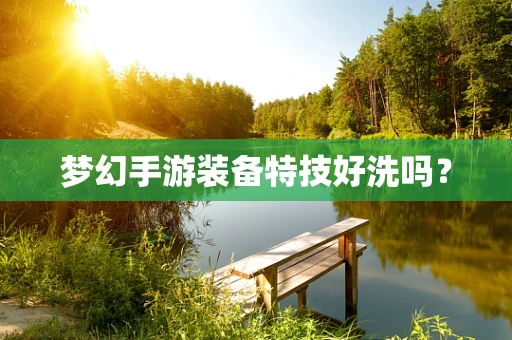 梦幻手游装备特技好洗吗？