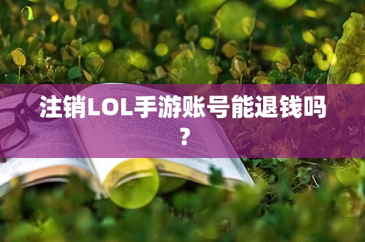 注销LOL手游账号能退钱吗？