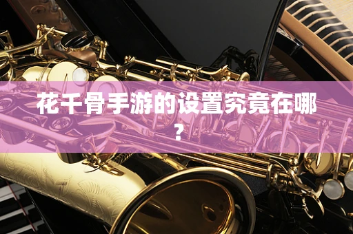 花千骨手游的设置究竟在哪？